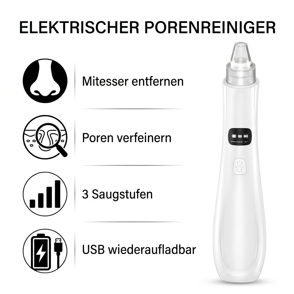 AURVEX Elektrischer Porenreiniger — Tiefenrein