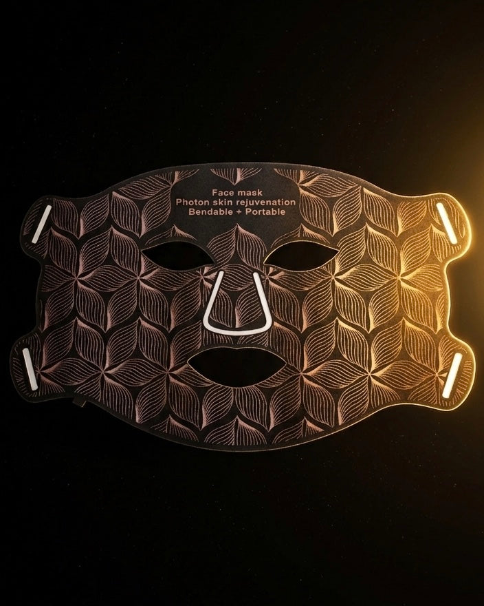 AURVEX LED Rotlichtmaske Pro