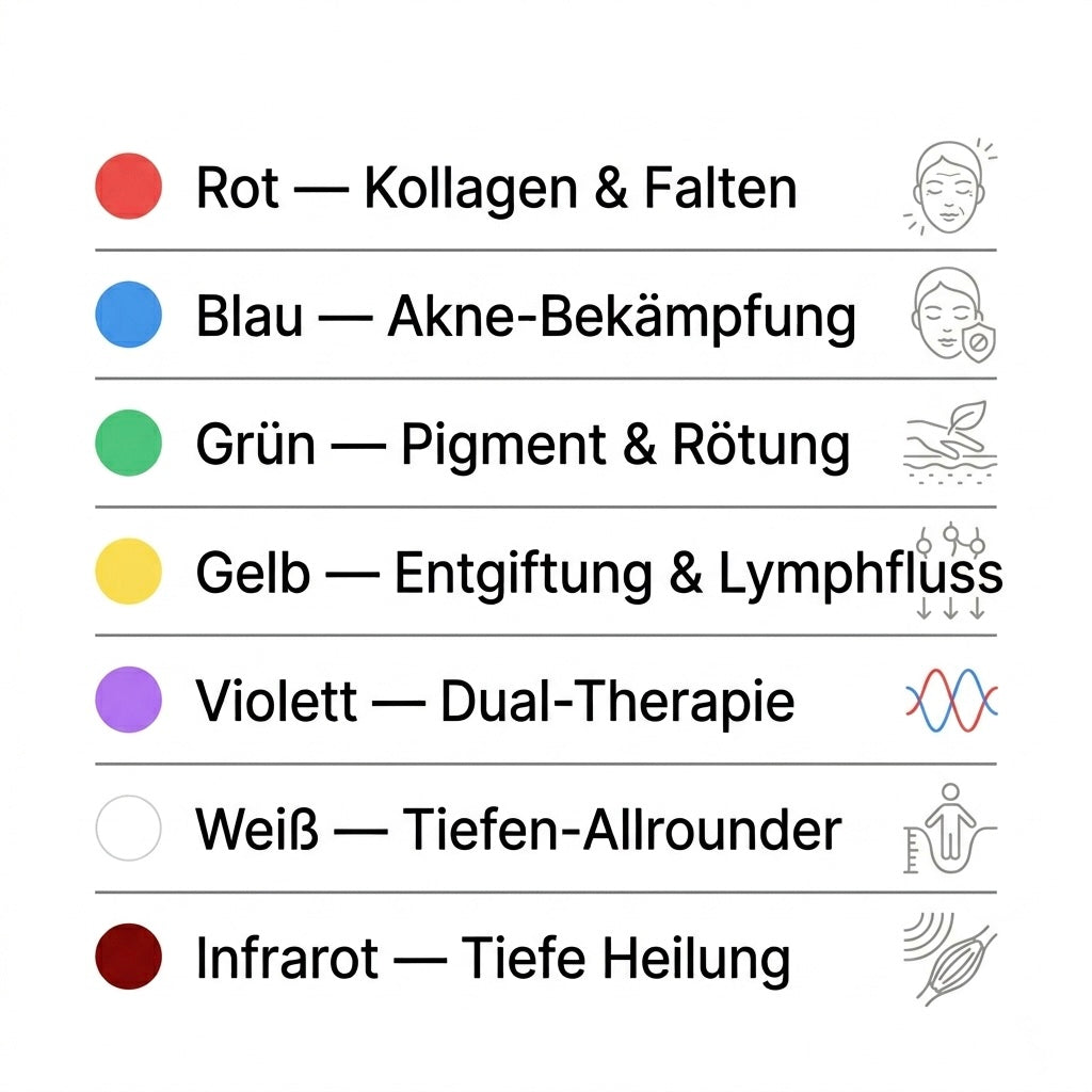 AURVEX LED Lichttherapie-Maske Pro
