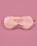 GÉMINA pink satin sleep mask by AURVEX Nuit