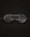 NOX black satin sleep mask by AURVEX Nuit